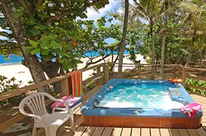 Spa on the deck